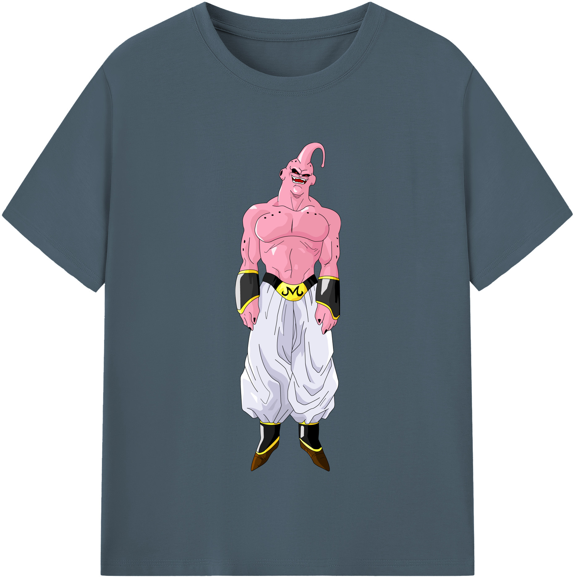（画像用） ドラゴンボール 魔人ブウ DRAGON BALL Majin Buu 綿100％半袖Tシャツ（フロントプリント）
